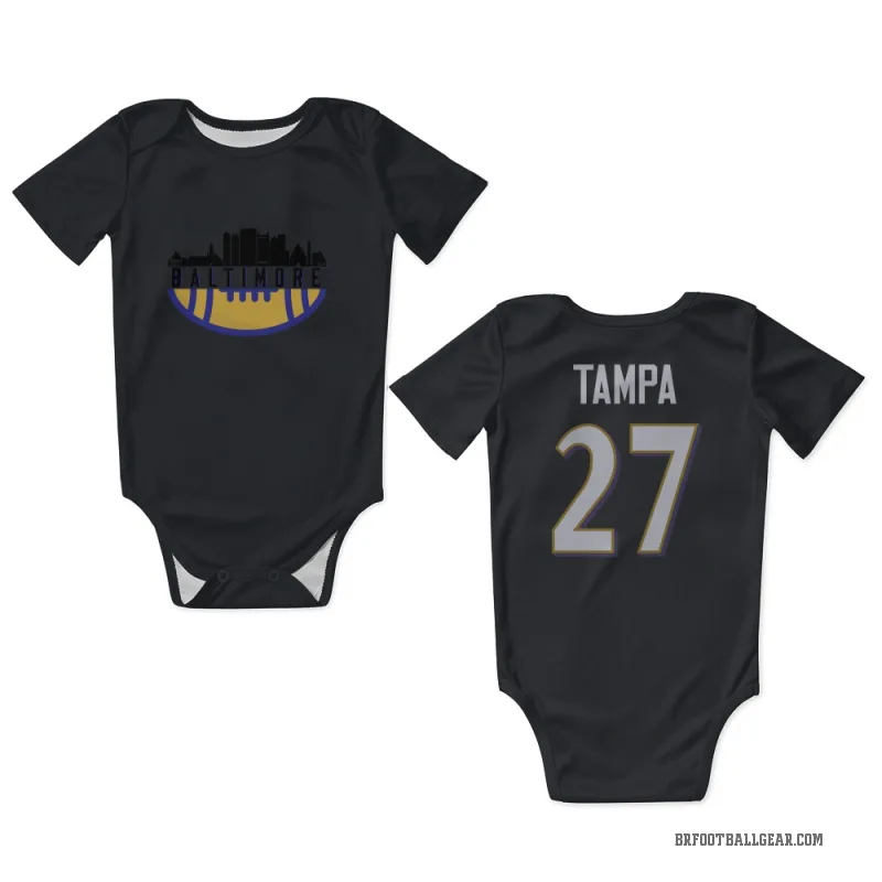 T.J. Tampa Black Baltimore Ravens Newborn & Infant Bodysuit