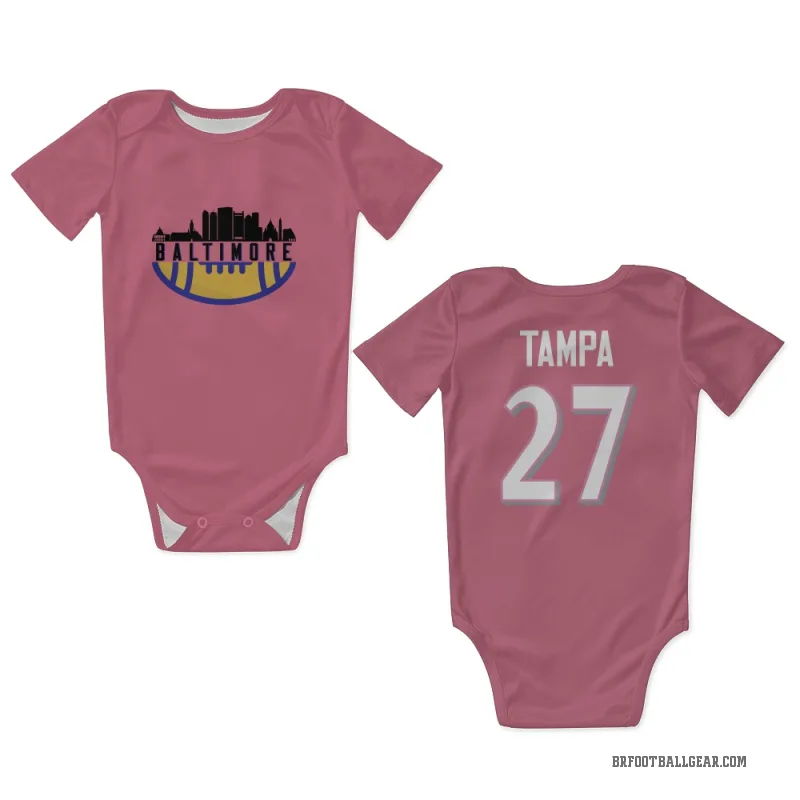 T.J. Tampa Pink Baltimore Ravens Newborn & Infant Bodysuit