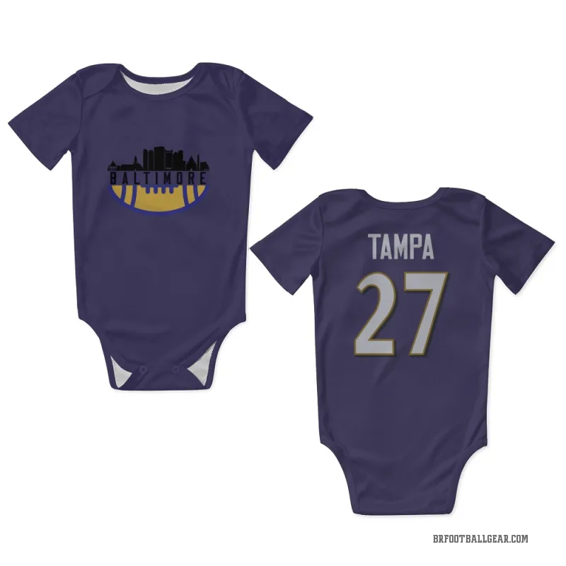 T.J. Tampa Purple Baltimore Ravens Newborn & Infant Bodysuit